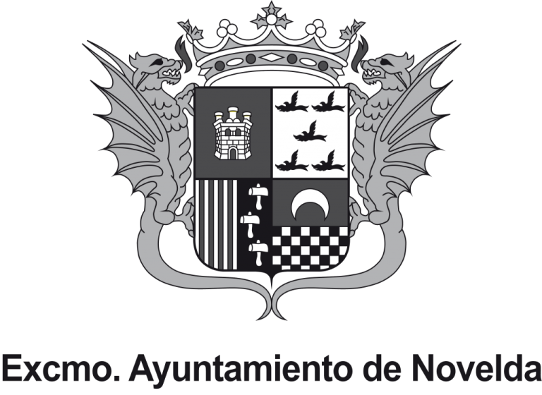 Escudo-Novelda-leyenda-bn-cast